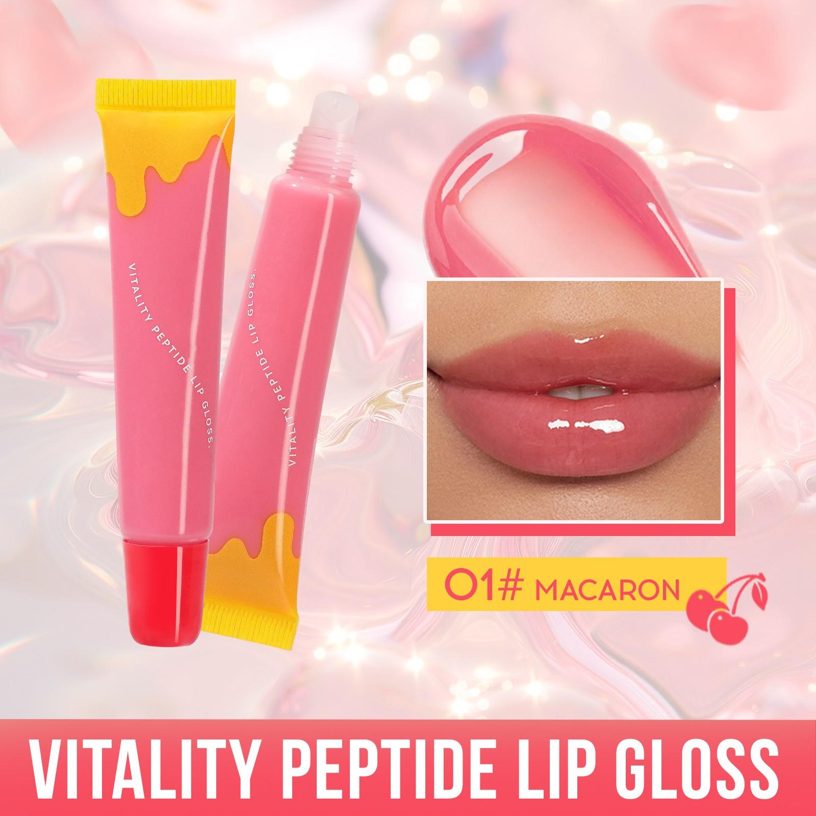 

Mirror Water Gloss Lip Gloss Moisturizing Lip Gloss, In Abundant Polypeptides, Makes Lips Smooth And Nutritious,15ml One Size