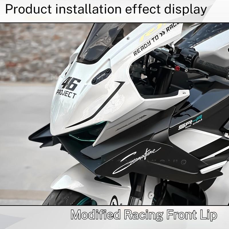 PRO CFMOTO 675SR 675SS Modifikovaný závodní přední lízátko široká karoserie spodní lízátko boční prahy s tvarem zobáku zadní křídlo deflektor vzduchu a další