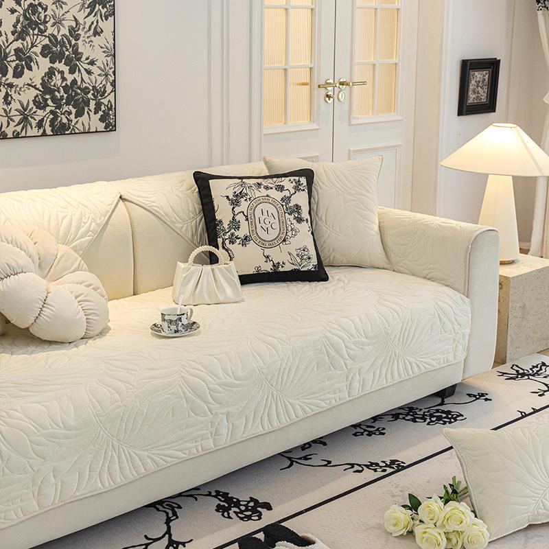 Sofa Cushion Four Seasons Universal Sofa Cushion Crystal Velvet Non-Slip Sofa Cover Cover Towel
