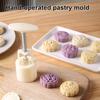 Diy Dessert Making Kit Dual-Head Pastry Mold, 2-in-1 DIY Baking Press Tool for Mooncake Kitchen Supplies Holidays Cookie Cake, Detachable