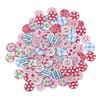 100Pcs Simple Buttons Durable Exquisite Crafts 2 Holes Buttons for Cardigan Sweater