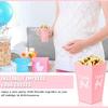 Hotop 50 Pack Gender Reveal Popcorn Paper Boxes Pink and Blue Candy Mini Favor Treat Cups for Girl Boy Baby Shower Gender Reveal Party Decorations