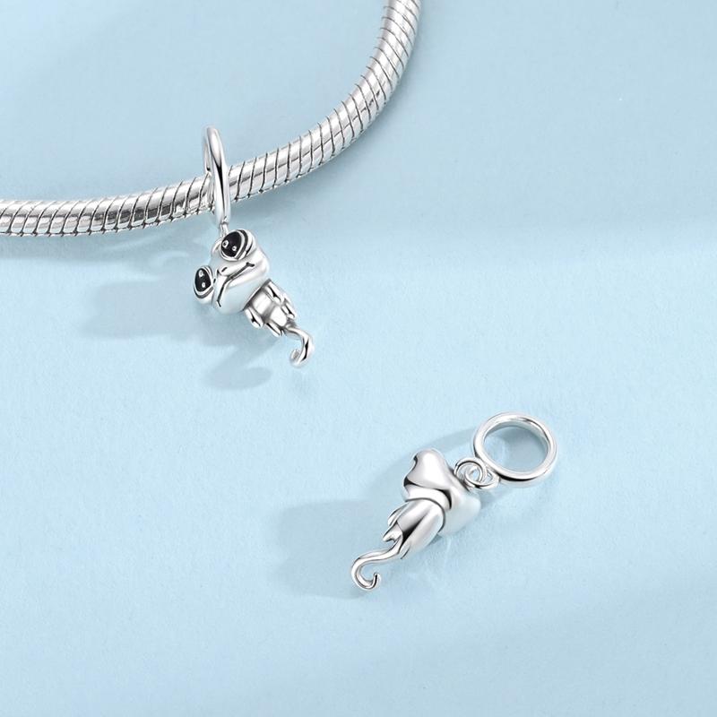 Original Copper Charms Whale Shark Dolphin Butterfly Beads Pendants Fit Bracelet Diy Pendants Jewelry Women Gift
