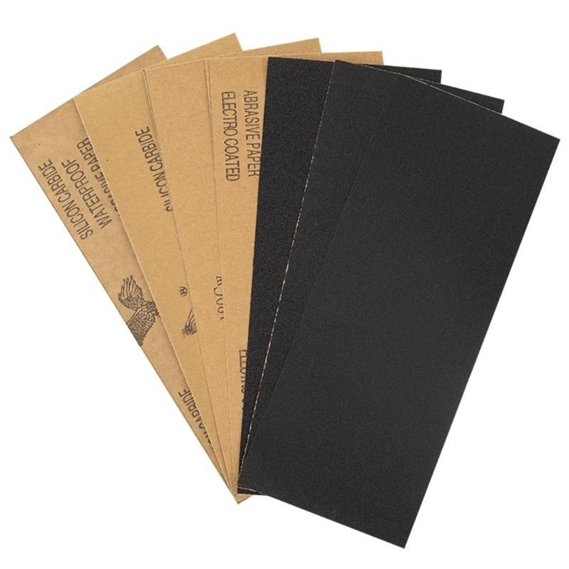 Long Last Durability Abrasive Paper 60-2000 Grit Sandpaper Ideal For Automotive DIY Projects Flexible Backing