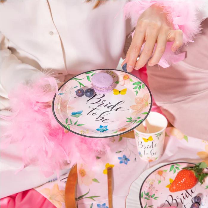 Talerzyki Wieczór Panieński Bride To Be 18Cm 6Szt.