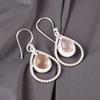 Ametrine Gemstone 925 Sterling Silver Jewelry Handmade Women Hook Earrings 1.70" EE-96-35