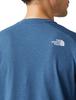 North Long Sleeve Enduro Mountain Size L [The Face] Long-Sleeve T-Shirt, Crew, Men's, Blue,