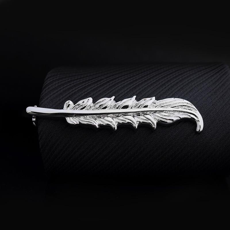 Men's Gold & Silver Creative Tie Clip for Weddings & Formal Wear