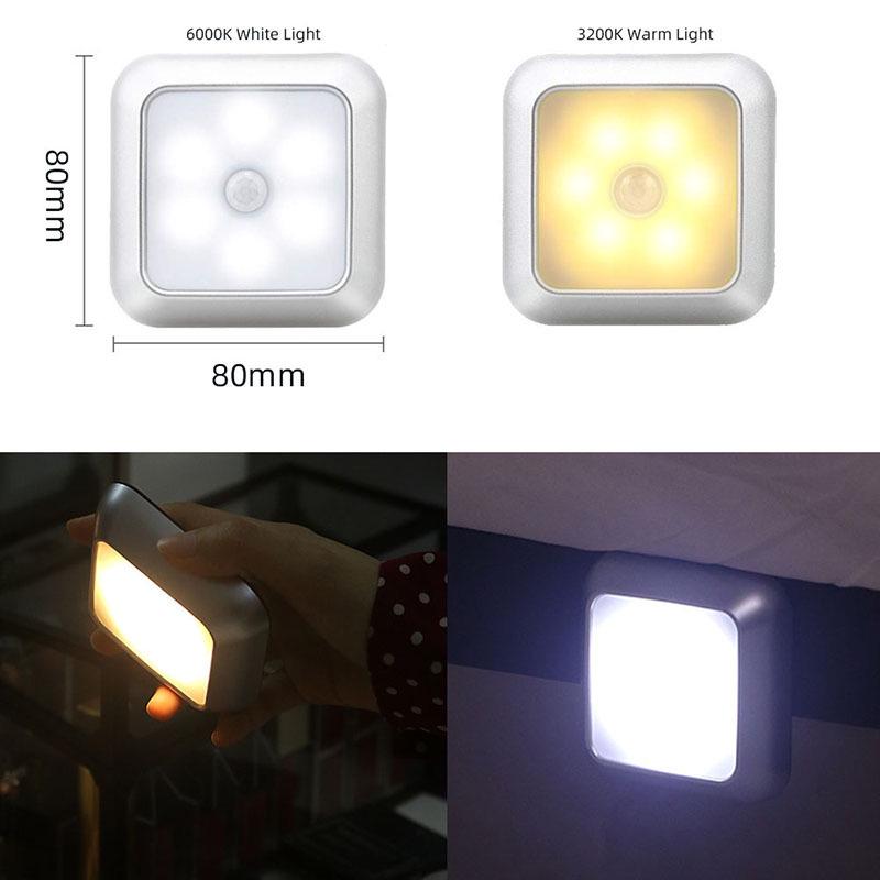 Smart Home Human Body Induction LED Night Light for Bedside Cabinet Wardrobe