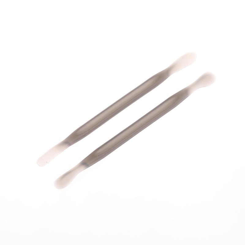 2Pcs Nail Cuticle Pusher Plastic Double End Reusable Manicure Cuticle Dead Skin Remove Pedicure Sticks Nail Art Clean Care Tool