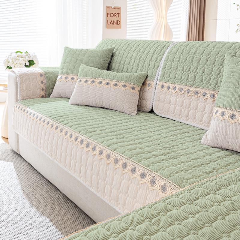 Corduroy Sofa Cushions: Non-Slip, Dirt-Resistant, Pastoral
