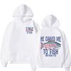 Called To Fish Christian Vintage Graphic Pullovers Men Women Fashion Long-sleeved Sweatshirt Autumn Winter Loose Hoodies