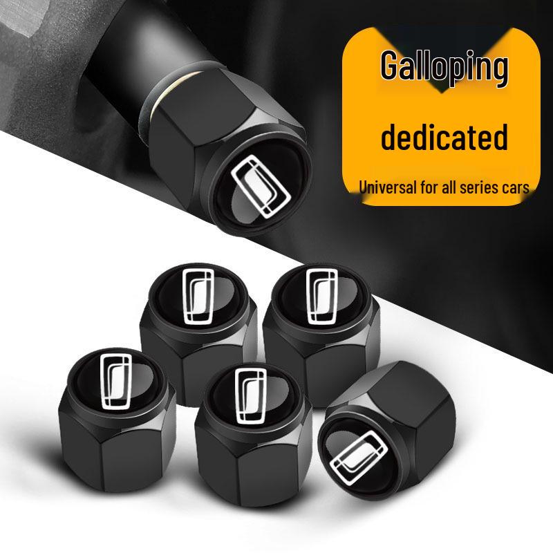 Anti-Theft Metal Valve Covers for Car Tires