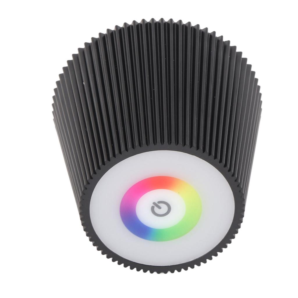 LED Bottle Lamp Pleated IP54 Waterproof 4 Light Modes Breathing Colors 2000mAh Cordless Night Light