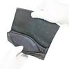 Indenya Inden Long Thin Deerskin Leather with Black and Red Dragonfly Wallet, Lacquer, Pattern, 2311-21-008