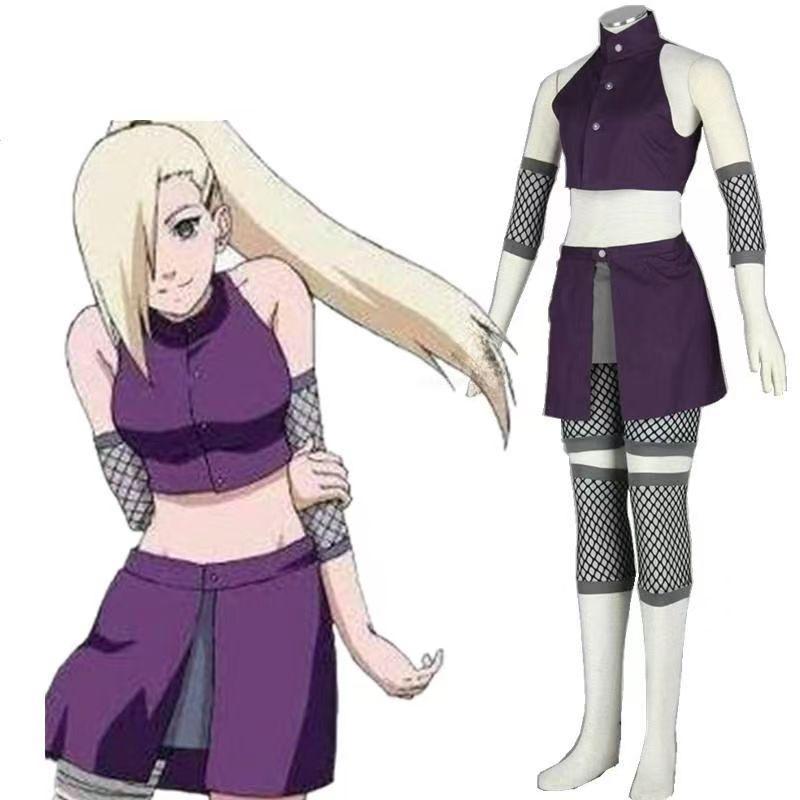 Naruto Shippuden Ino Yamanaka Cosplay Tērps