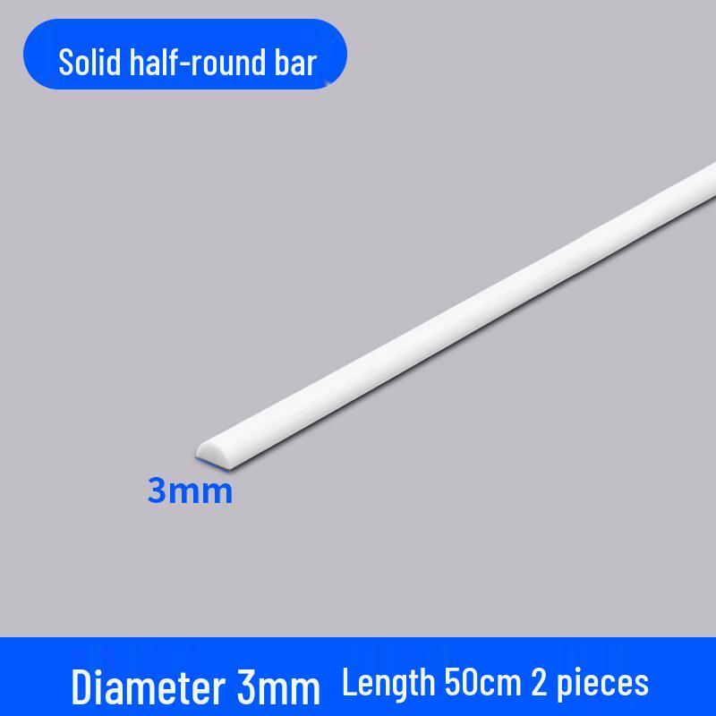 DIY Sand Table Model Kit: ABS Rods, Glue Sticks, Half-Round & Square Tubes
