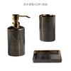 Ceramic Wash Set Bathroom Four-piece Set Lotion Bottle Hand Sanitizer Bottle Mouth Cup Soap Dish Toiletries Bathroom Accessories