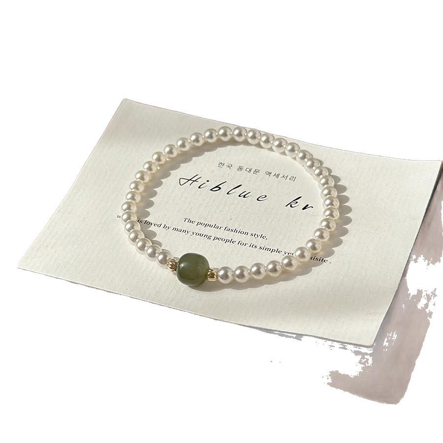 French Retro Pearl Beaded Bracelet - Elegant, Versatile Fashion Jewelry for Women