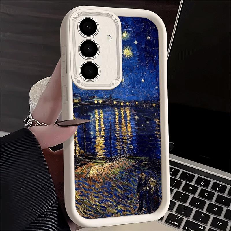 Phone Case for Samsung Galaxy A17 A16 A15 A14 A13 Van Gogh Oil Painting Aesthetics A56 A36 A26 A55 A35 A25 A54 A34 A24 A53 A33 A