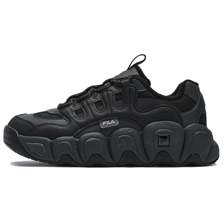 Fila Croissant Casual Comfortable Fleece Durable Warm Low-Top Dad Shoes Women Sneaker Black F12W441115FBD