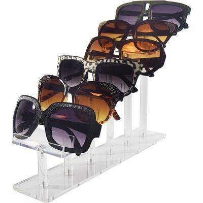 Supporto Display Occhiali da Sole in Acrilico di Alta Qualità Trasparente Scaffale per Occhiali Porta Gioielli per Negozio di Ottica