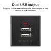5V 2.1A Dual USB Power Socket Embedded Desktop Socket USB Charging Panel Module For Mobile Phones Tablets Ipad Chargers