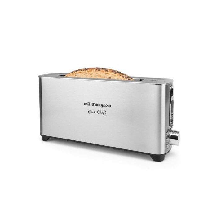 Orbegozo TO 6030 Toaster Stainless Steel 6 Intensities 1050W Crumb Tray