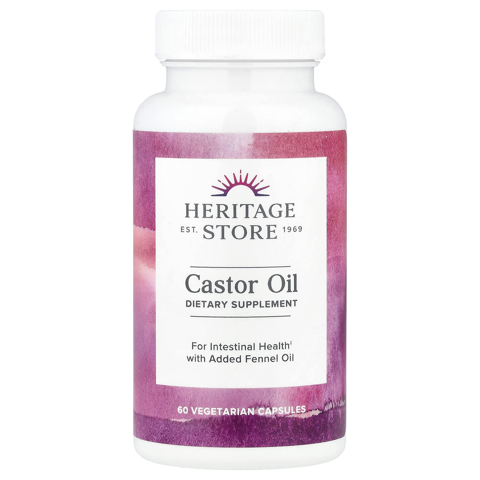 

Castor Oil, Veggie Capsules 60