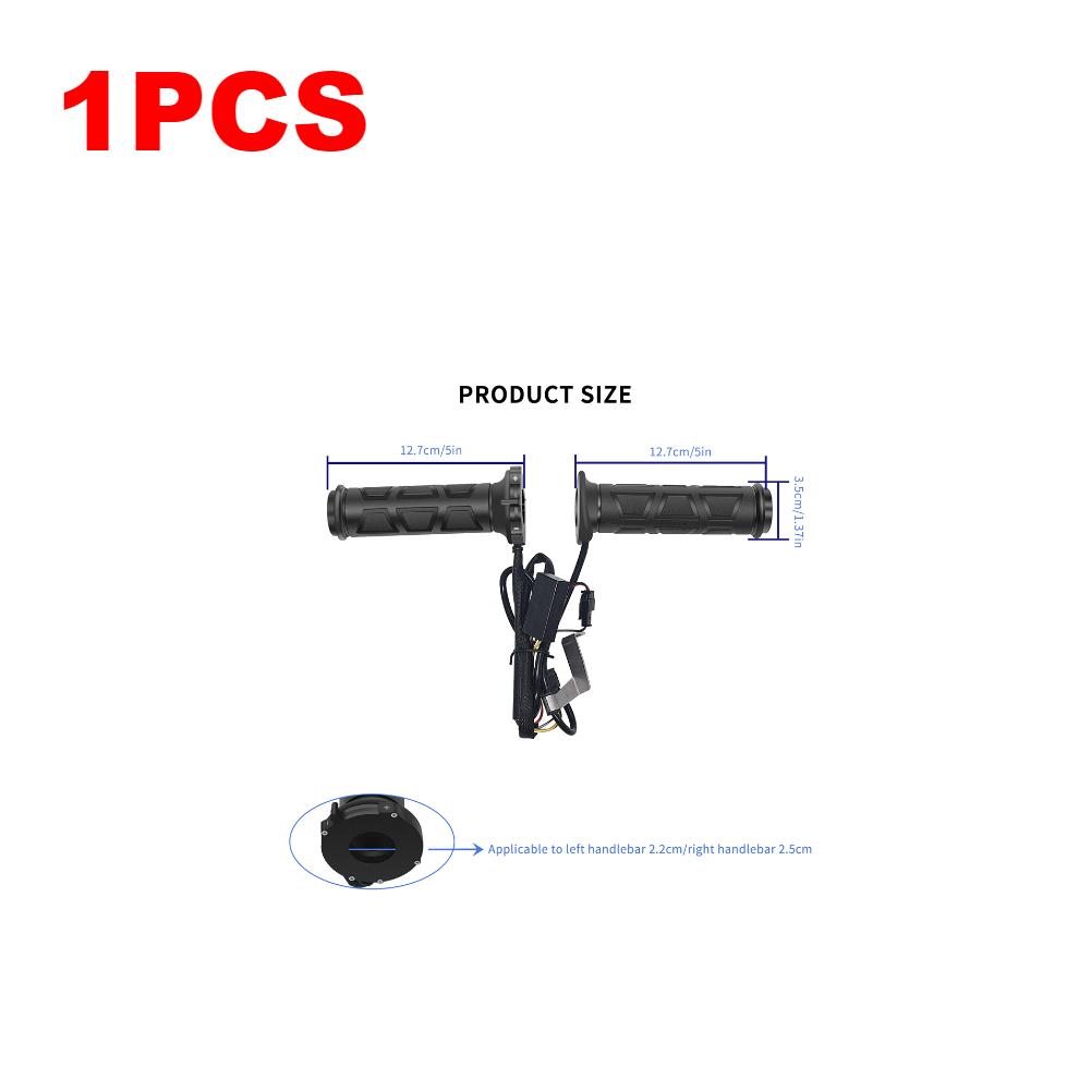 

1-6PCS Motorcycle Heated Hand Grip Electric Hot Heated Grip Universal Scooter Bar Hand Warmer For Bike Motorcycle Scooter Winter