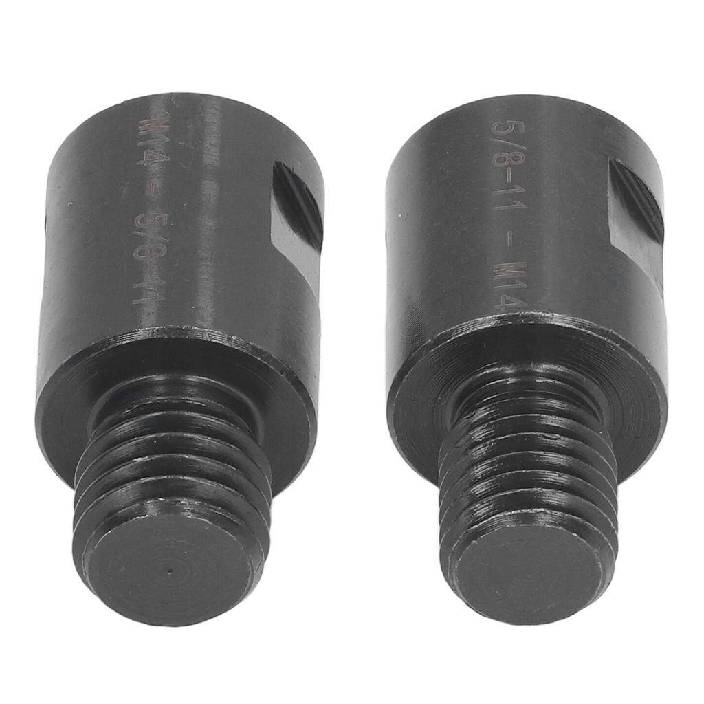 2Pcs Thread Adapter Thread Conversion Adapter 5 8in to M14 M14 to 5 8in for Lathe Drill