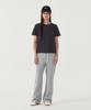 COVERNAT WOMAN Circus Graphic Short Sleeve T-Shirt Charcoal