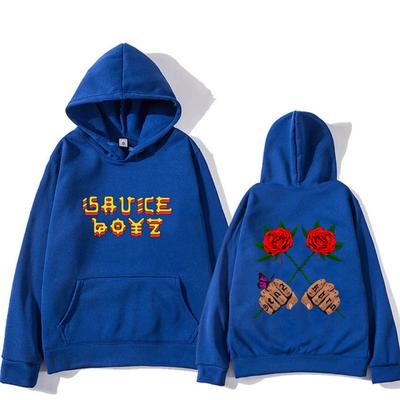 Eladio Carrion Sauce Boyz Monarca Grafik Anime Hoodies Mode Manga Sweatshirt Männer/frauen Kleidung Fleece High Street Streetwear