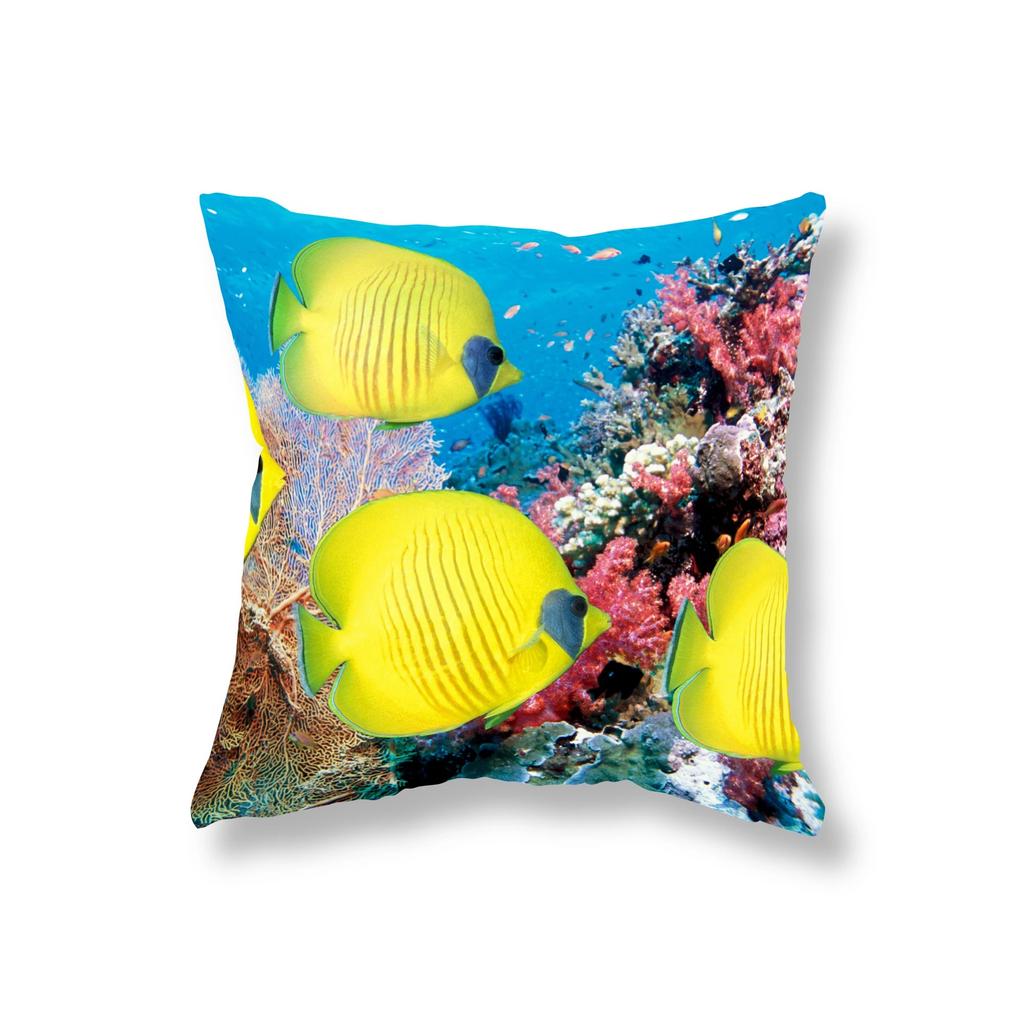 Living Room Sofa Car Cushion Cover Luxury Home Decoration Pillow Cover Cute Dolphin Marine Life Pillow Cover