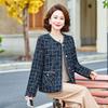 Mom Autumn Coat Short Top Medium and Old Women's Fashion Temperament Cardigan