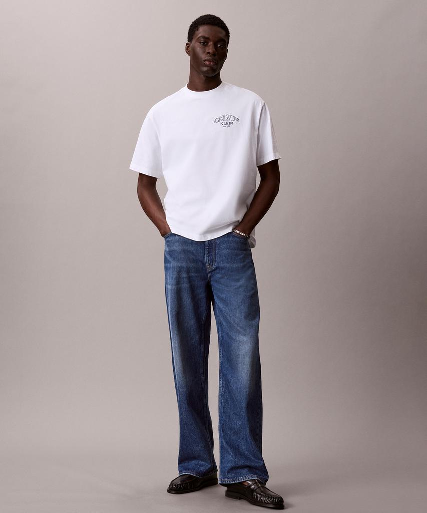 Kaelbinkeullainjin Relaxed Jersey Embossed Monologo Short Sleeve T-Shirt 4Rf856G Yaf