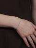Hei [Sv925] Cutting Silver Beads Bracelet