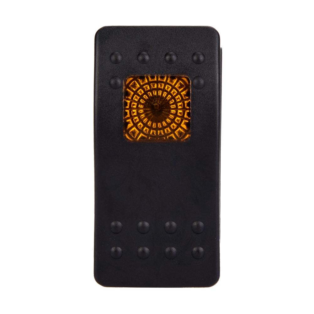 

5pcs DC 12V 4 Pin Rocker Switch with LED Light for Car Boat Caravan Battery (Yellow) жёлтый