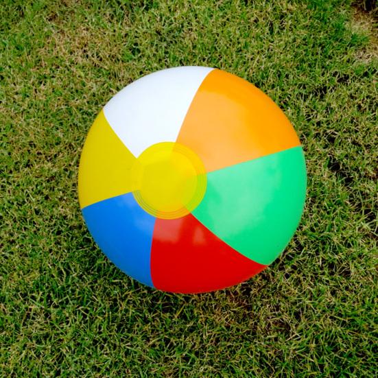 6Pcs Ball Toy Durable Bright Colors Lightweight Portable Colorful Flexible Plastic Boys Girls Rainbow Color Beach Bouncing Ball for Daily Life