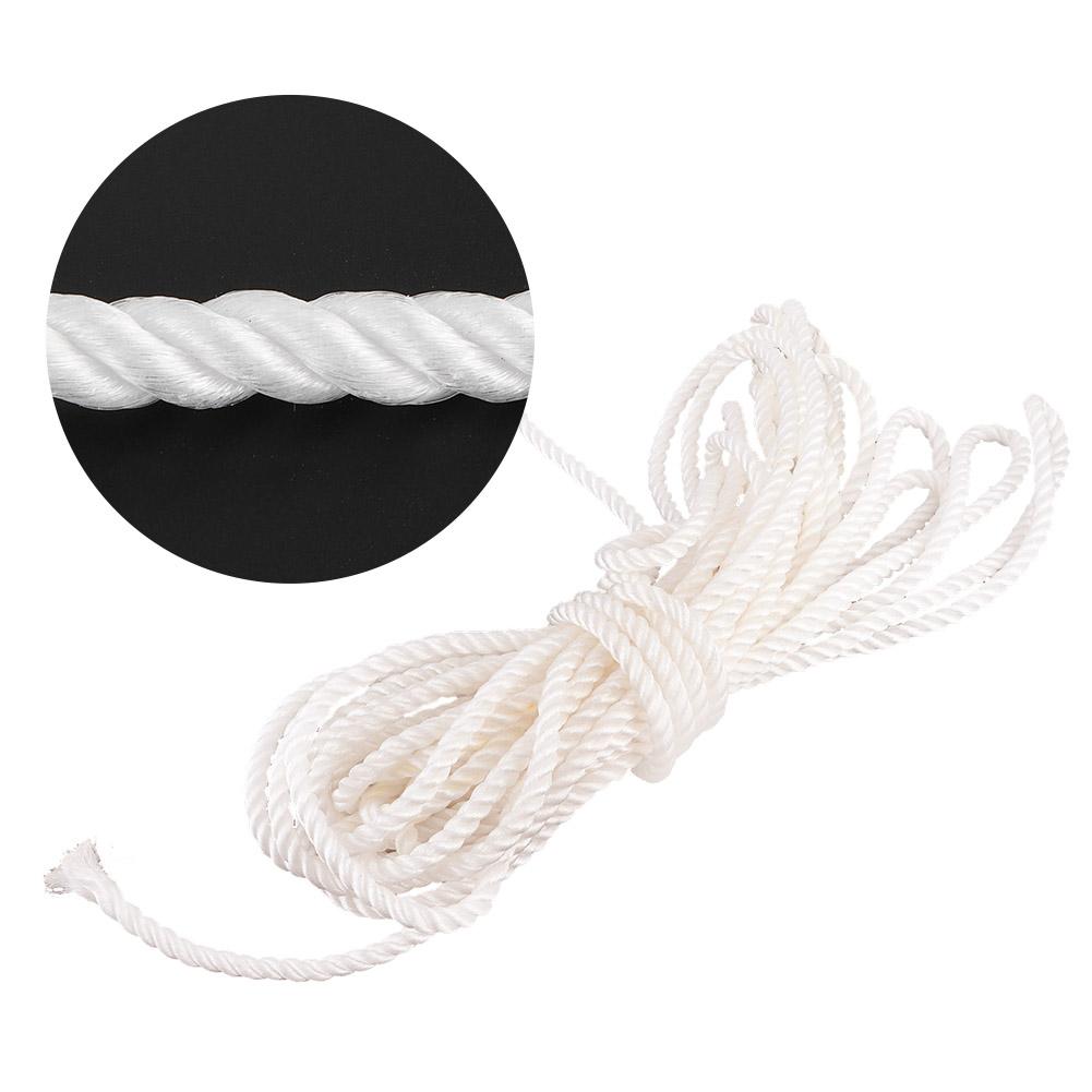 High Strength Nylon Rope for Truck Tying Agricultural Greenhouse Supplies Outdoor ClotheslineWhite 0.0023x100m