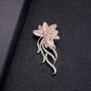 Elegant Peony Brooch: High-End Chinese Style Corsage Pin