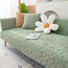Autumn and Winter New Milk Fiber Gold Leaf Sofa Cushion Modern Simple Non-Slip Sofa Cushion Towel