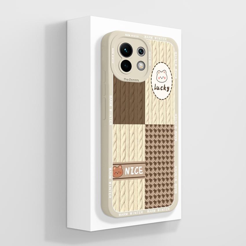 Etui na telefon do Xiaomi Mi 11 11T 11X Pro Lite 11i Urocze kreskówkowe wzory dla chłopców i dziewcząt Modne etui Miękkie etui z płynnego silikonu Antypoślizgowe etui do Xiaomi Obudowa