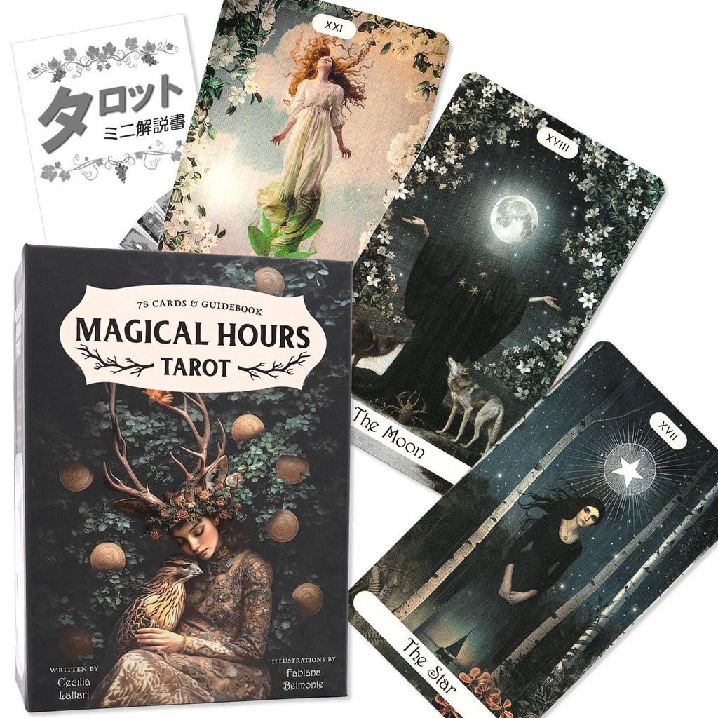 Magical Hours Tarot Japanese Instruction Manual Authentic 78 Cards Tarot, Reading, Included, Tarot,