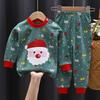 Tegneserie Barn 100% Bomull Undertøyssett Gutter & Jenter Termisk Pyjamas Myk Langermet Topp & Bukser Koselig Hjemmeklær & Nattøy