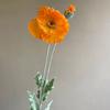 41.34 Inch Faux Papaver Rhoeas Artificial Flowers with Long Stem Realistic Fake Corn Poppies for Floor Standing Vase Home Indoor Decor Wedding Event