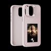 DIY 4-Color E-Ink Screen Phone Case IPhone 11 To 16 Pro Max With Magnetic Mount Anti-Fingerprint Shockproof Silicone Cover