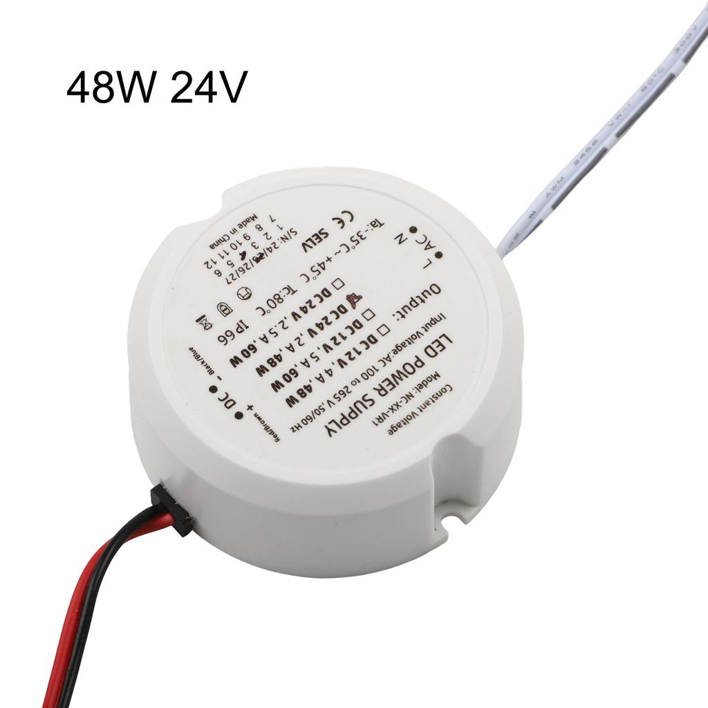 24V AC To DC Power Supply Transformer for LED Drivers Waterproof Design Efficient and Flexible Options 36W 48W 60W