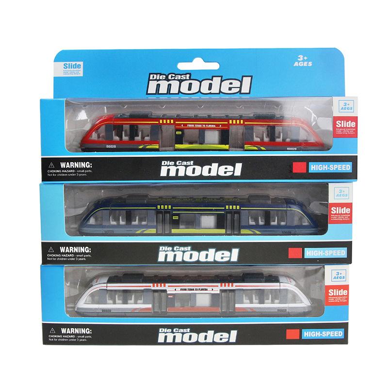 Simulation Alloy Metal High Speed Rail Diecast Train Model Model Children Educational Toy Train Gift Toys Toys Alloy Boys
