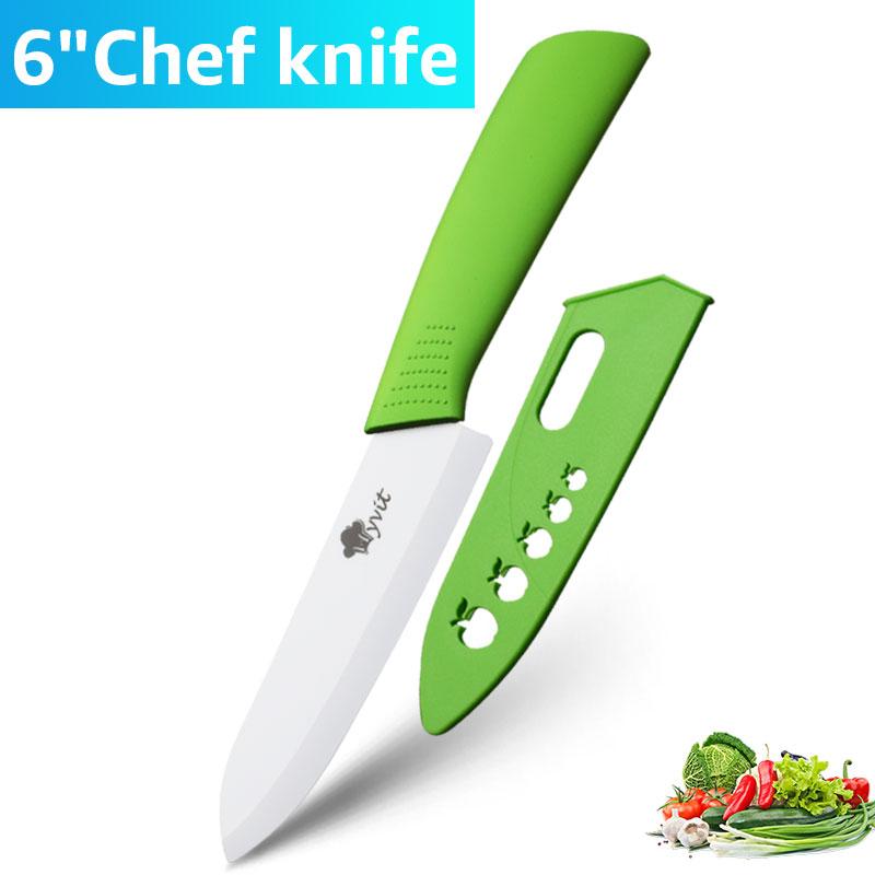 Ceramic Knives Kitchen knives 3 4 5 6 inch Chef knife Cook white zirconia blade Multi-color Handle High Quality